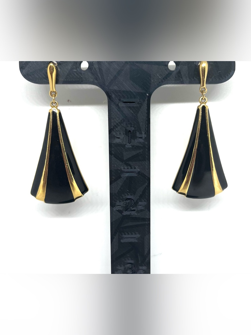 Vintage Trifari Art Deco Style Earrings